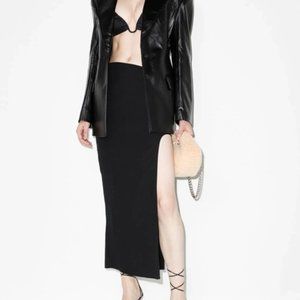 De La Vali Es Vedra Black Skirt M